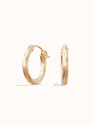 Bold Hoops Small – Timeless Gold Hoop Earrings